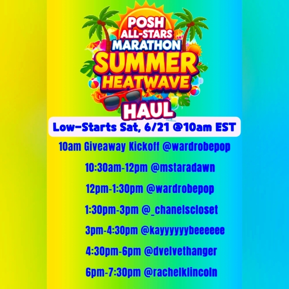 SATURDAY 10/18 POSH ALL STARS Q&A TRAIN - Picture 9 of 12